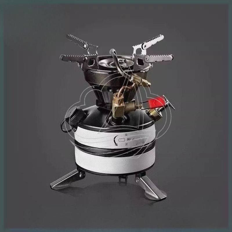 Camping With Cooking - All-in-One Portable Camping Stove Kit Multi-Fuel