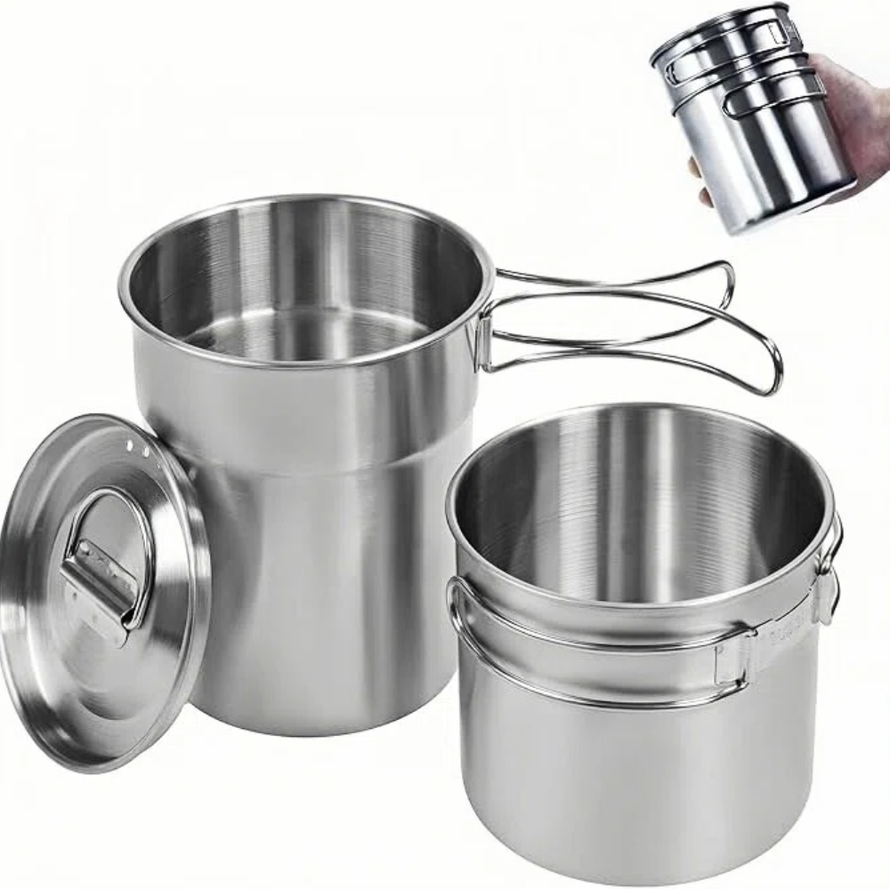 Camping Cooking Roll - Foldable Camping Cups Mugs Camping Pot