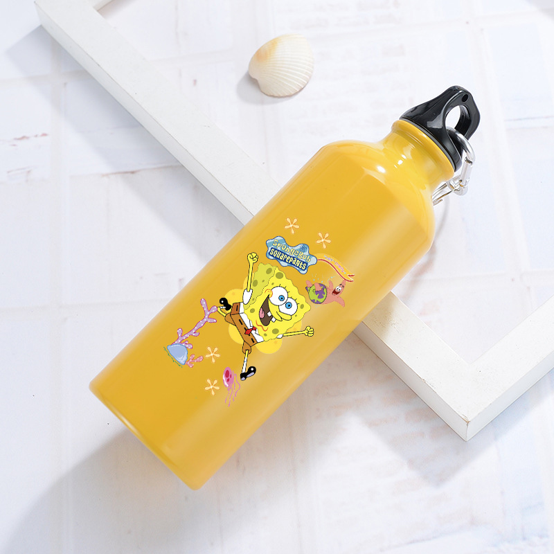 Camping Cooking Can - SpongeBobs Aluminum Water Bottle Outdoor Bike