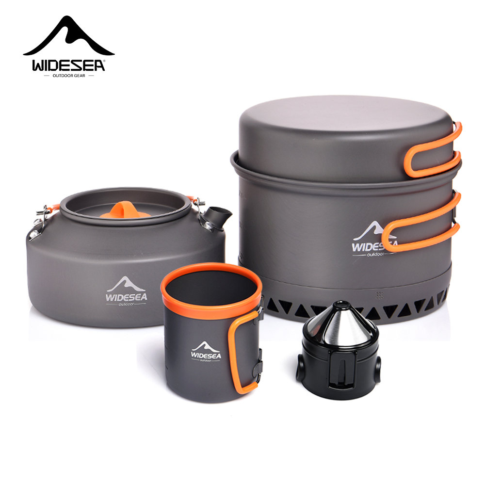 Camping Cooking Utilities - Camping Tableware Outdoor Cookware Set Pots