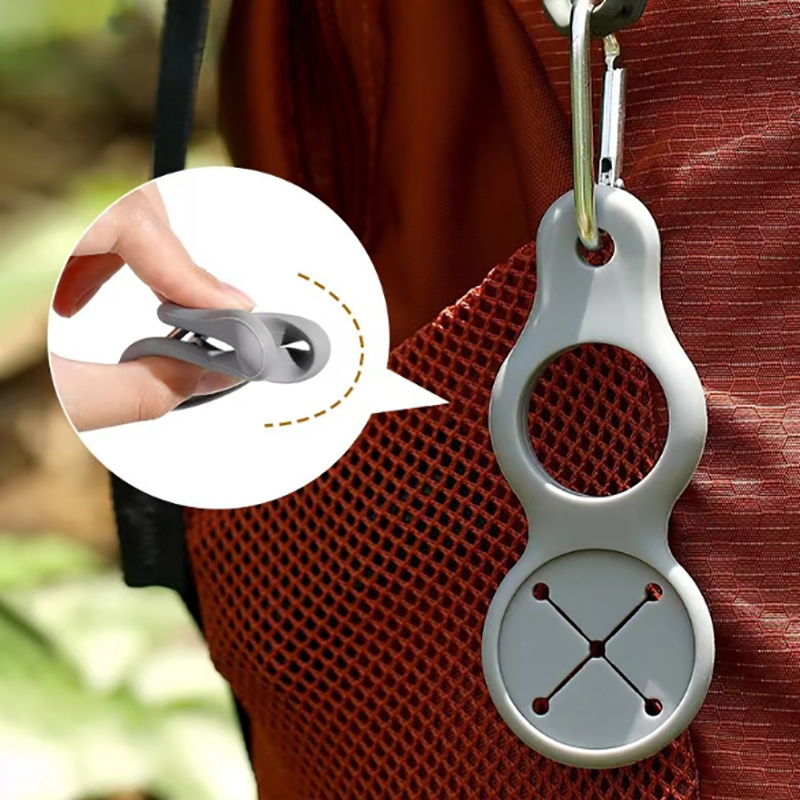 Camping Cooking Can - Silicone Sports Kettle Buckle Outdoor Carabiner