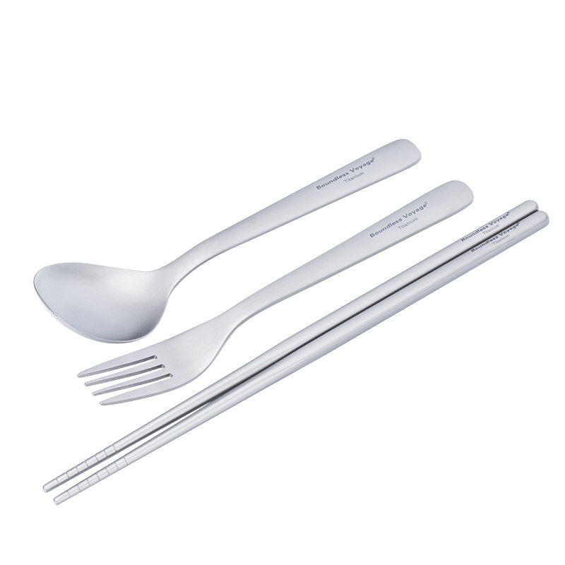 Camping Cooking Knife Set - Boundless Voyage Ultralight Titanium Cooking Set