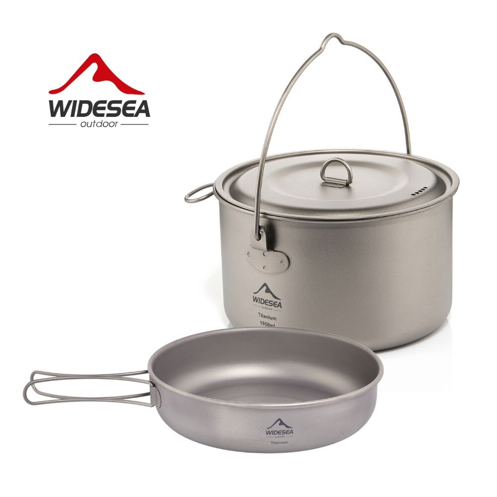 Camping Cooking Roll - Widesea Camping Tableware Titanium Cookware Set