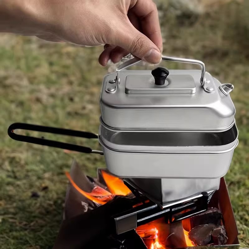 Camping Cooking Roll - Ultralight Portable Picnic Camping Tourist Kettle