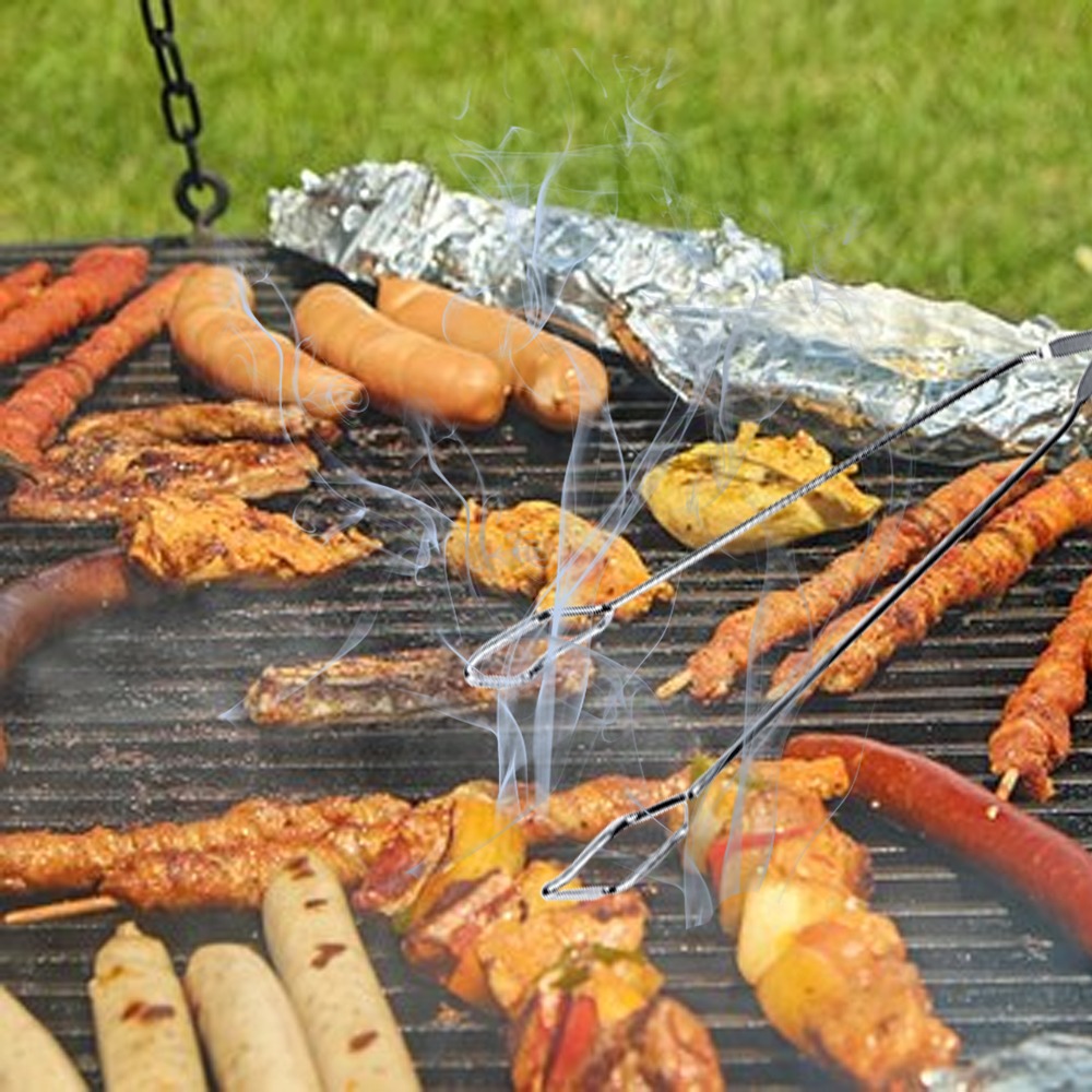 Camping Cooking Tips - Camping Tool 16 inch BBQ Tongs