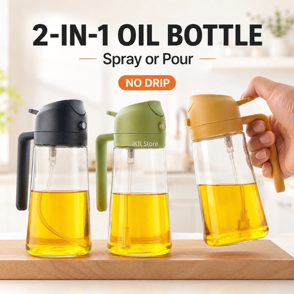 Camping With Cooking - 2 in 1 Olive Oil Sprayer