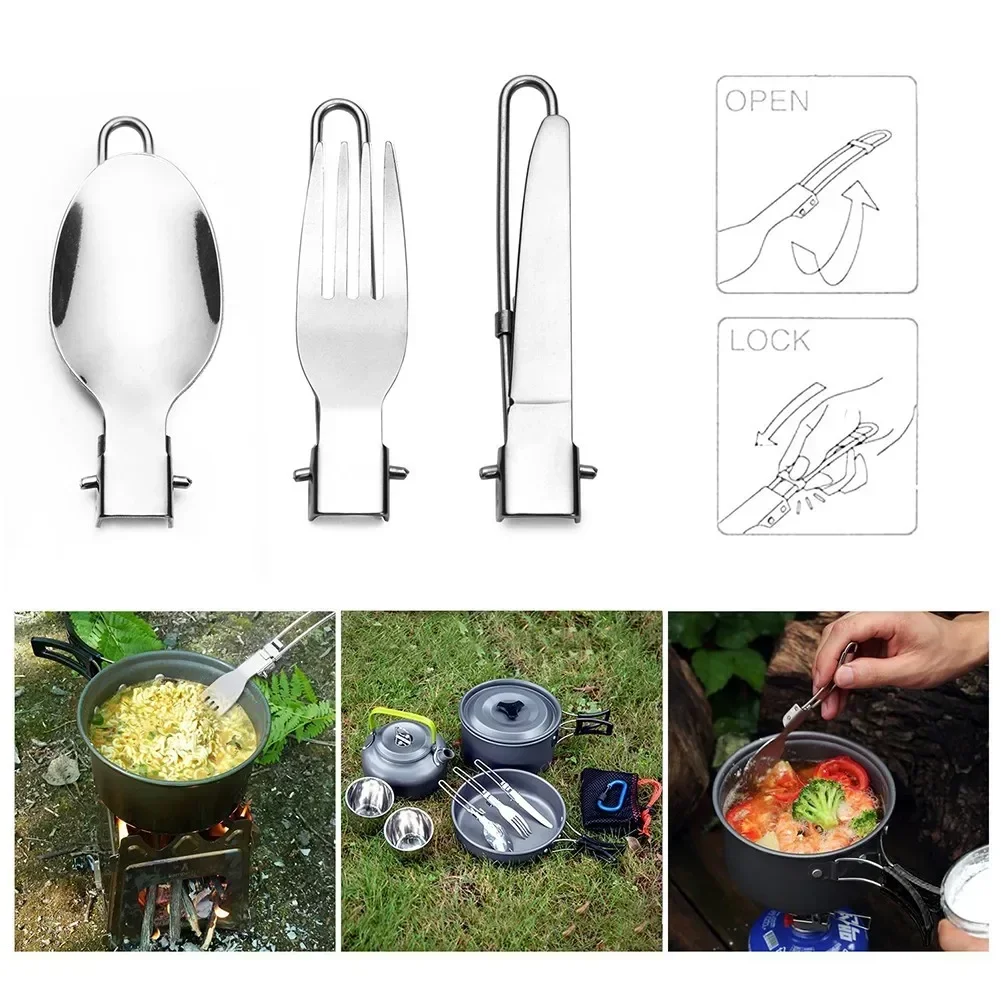Camping Cooking Knife Set - 1 Set Outdoor Camping Picnic Cooking