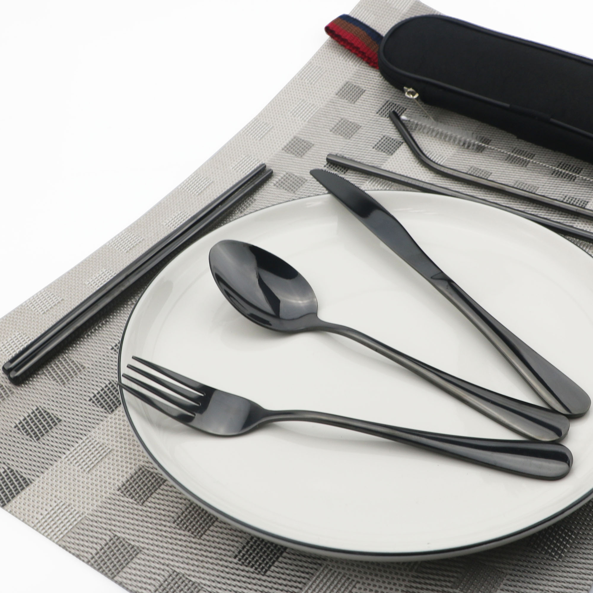 JANKNG Tableware Stainless Ste - Camping Cooking Knife Set 评论和价格