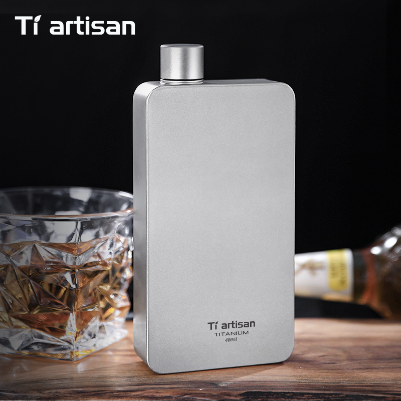Tiartisan 400ML Titanium Hip F - Camping Cooking Gear 评论和价格