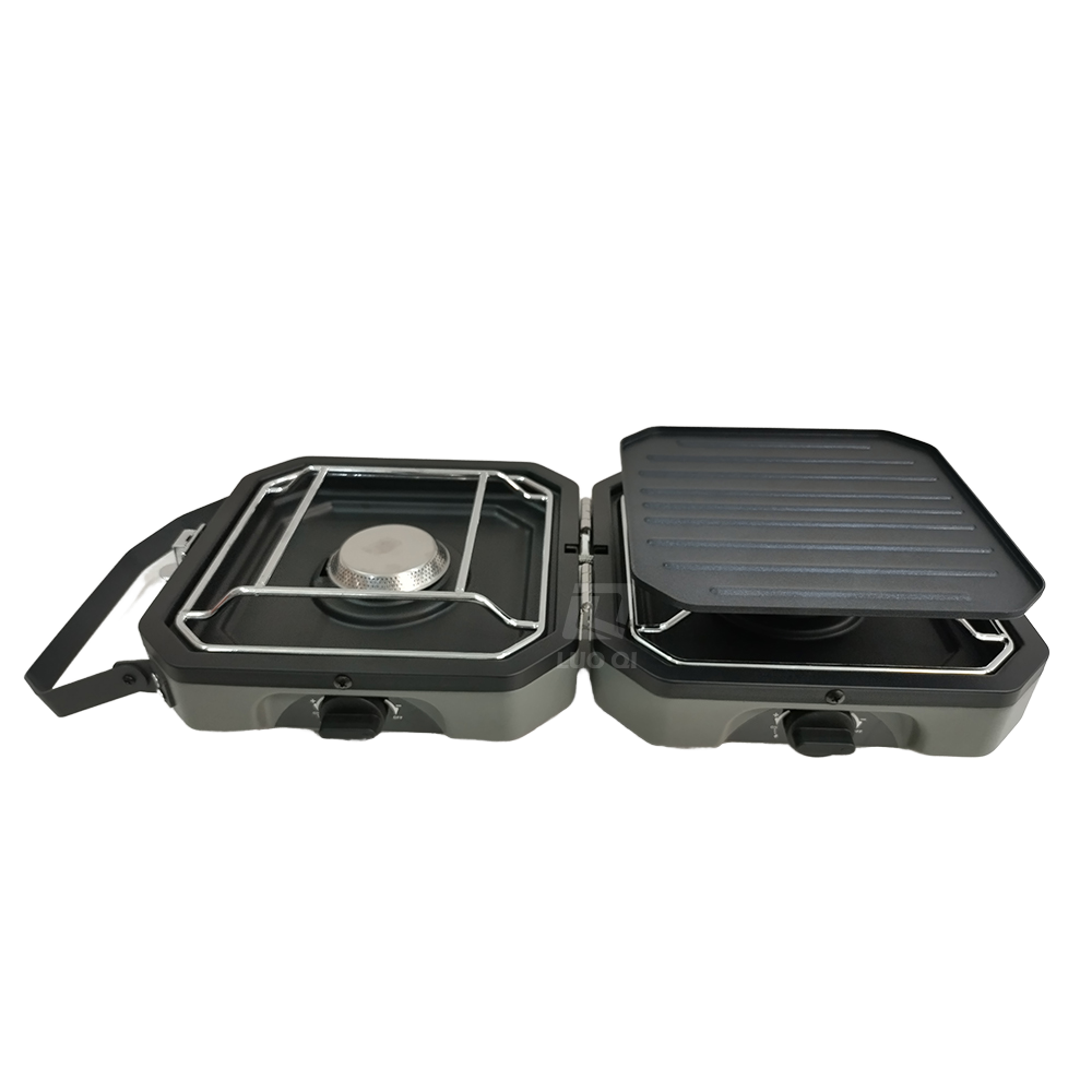 Outdoor Picnic Camping Bbq Gri - Camping Double Cooking Stove 评论和价格