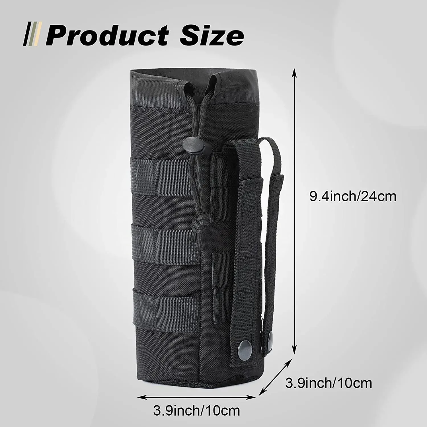 Tactical Molle Water Bottle Ba - Camping Cooking Can 评论和价格
