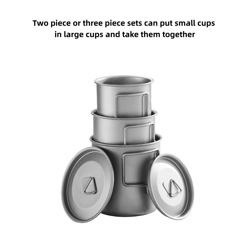 Titanium Camping Mug with Fold - Camping Cooking Roll 评论和价格