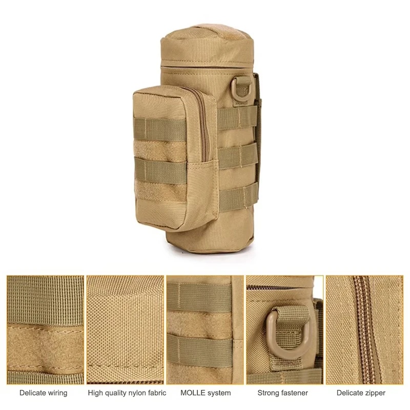 Tactical Molle Water Bottle Ba - Camping Cooking Can 评论和价格