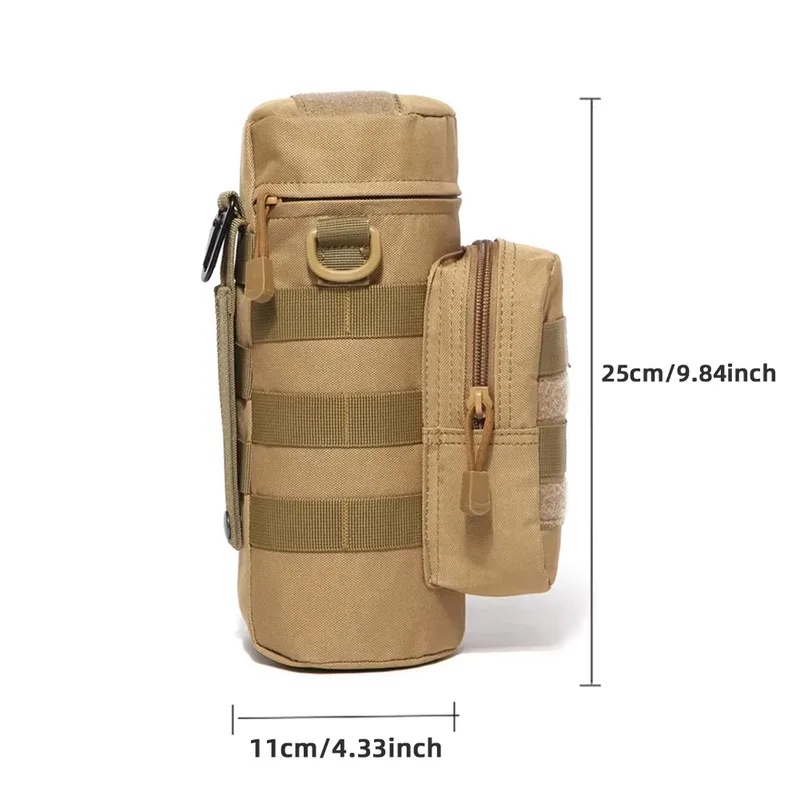 Tactical Molle Water Bottle Ba - Camping Cooking Can 评论和价格
