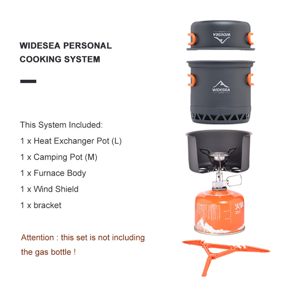 Widesea Portable Camping Stove - Camping Cooking All In One 评论和价格