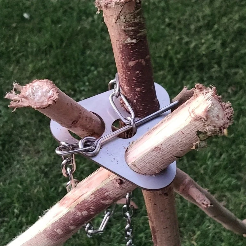 Outdoor BBQ Tripod Portable De - Camping Cooking Pot Tripod 评论和价格