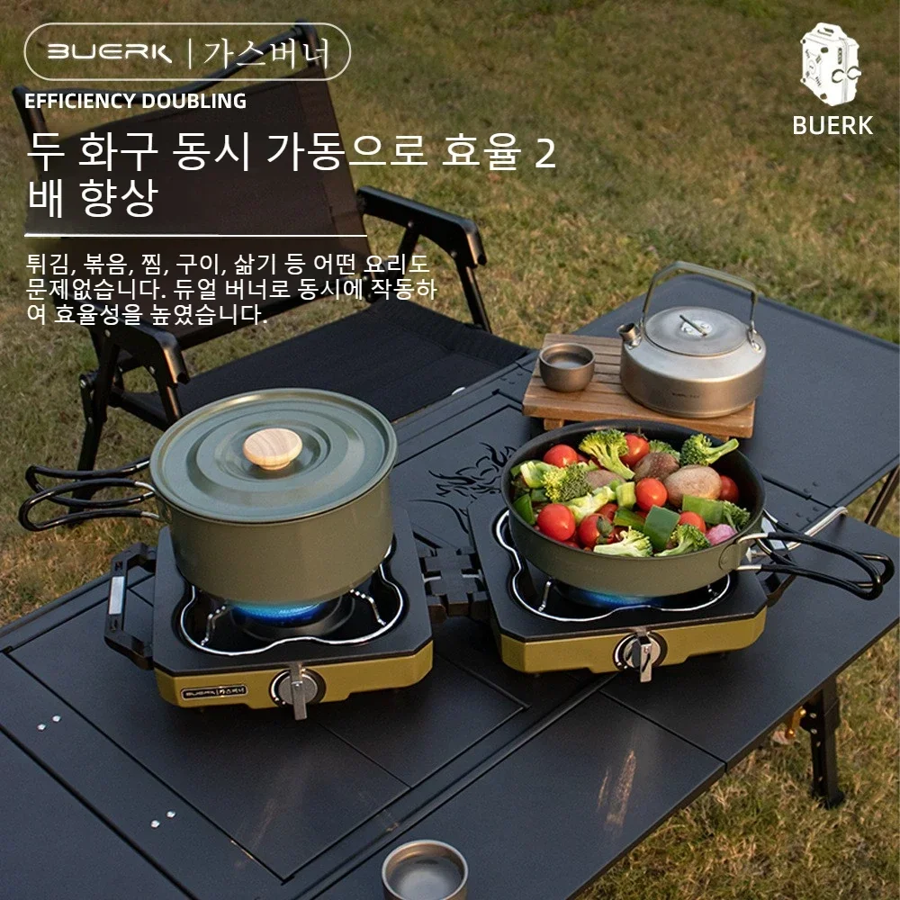Camping Stove Double Burner Po - Camping Double Cooking Stove 评论和价格