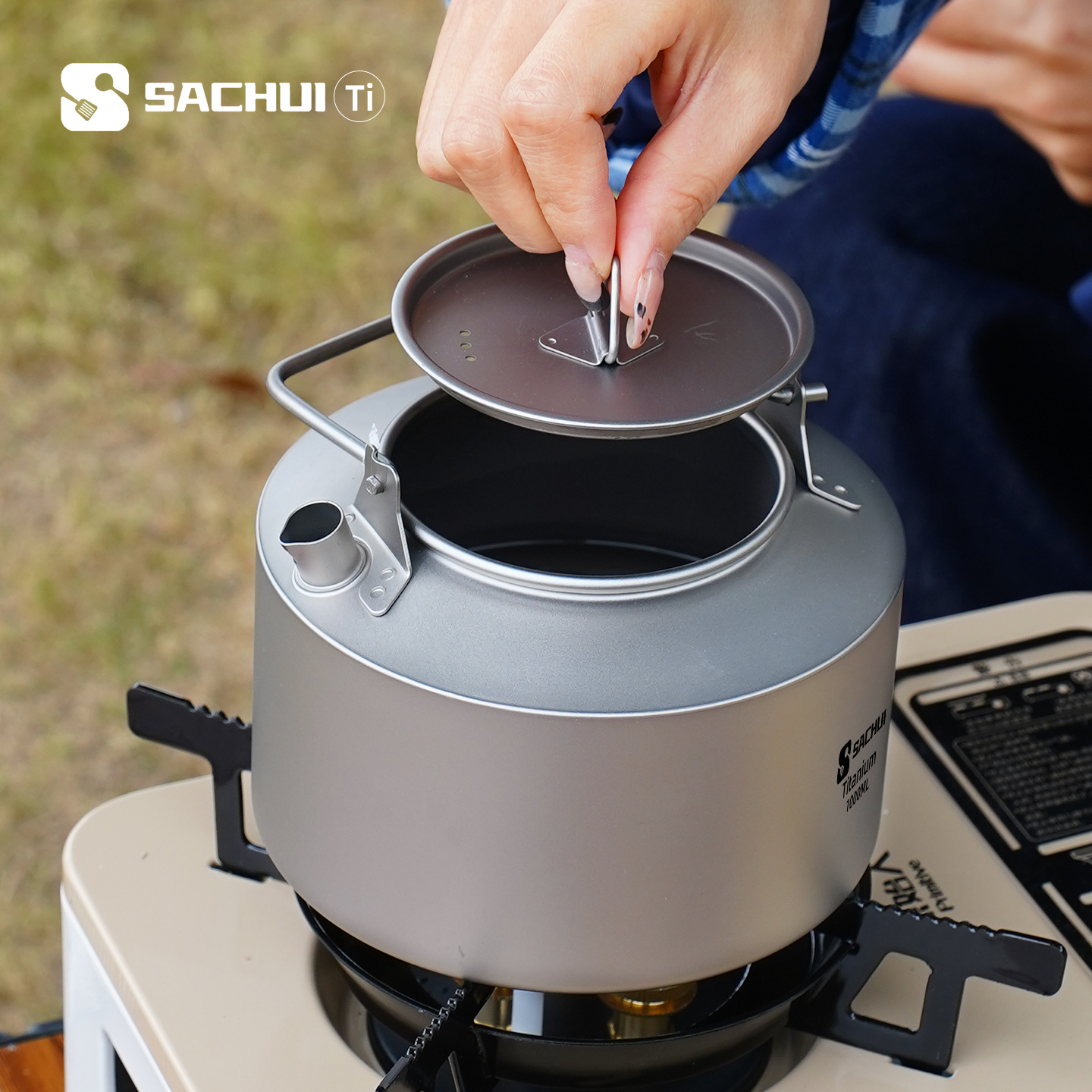 1000ML Pure Titanium Kettle Ou - Camping Cooking Utilities 评论和价格