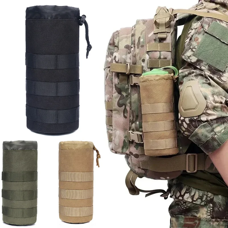 Outdoor Molle Water Bottle Pou - Camping Cooking Can 评论和价格