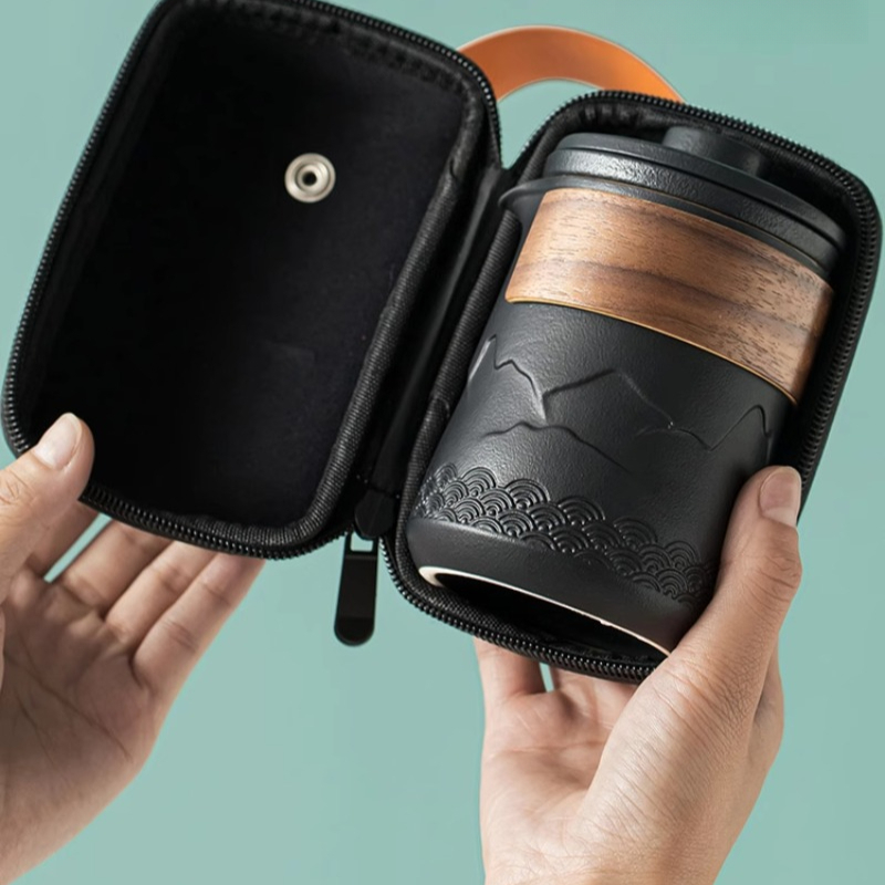 Portable Travel Tea Set One Po - Camping Cooking Utilities 评论和价格