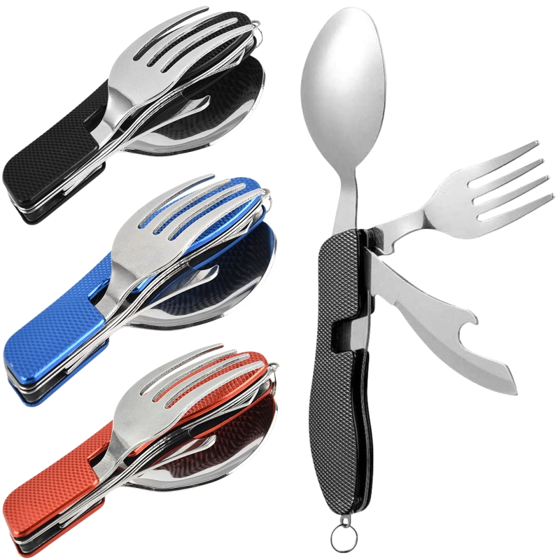 4 in1 Foldable Camping Utensil - Camping Cooking Knife Set 评论和价格