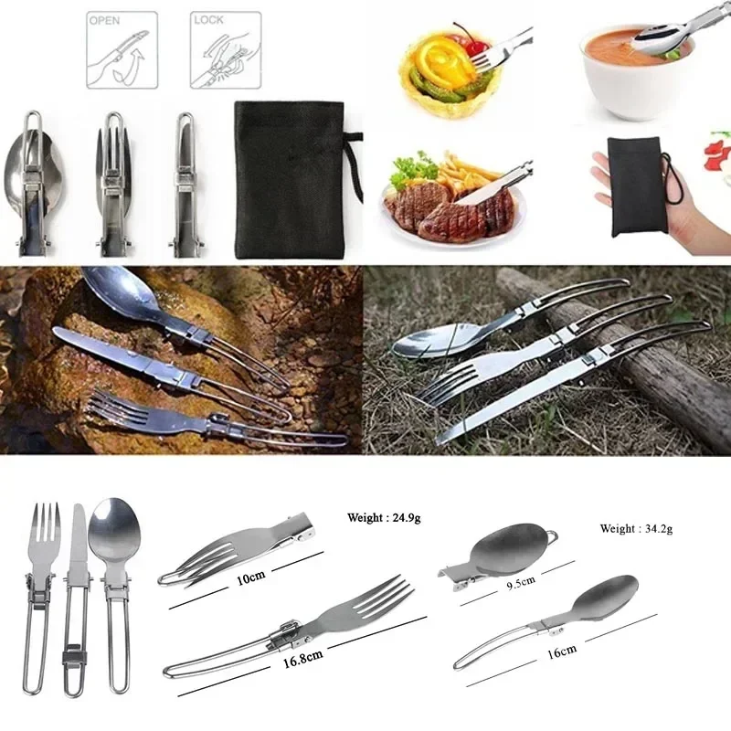 New Camping Pot  Portable Outd - Camping Cooking Knife Set 评论和价格