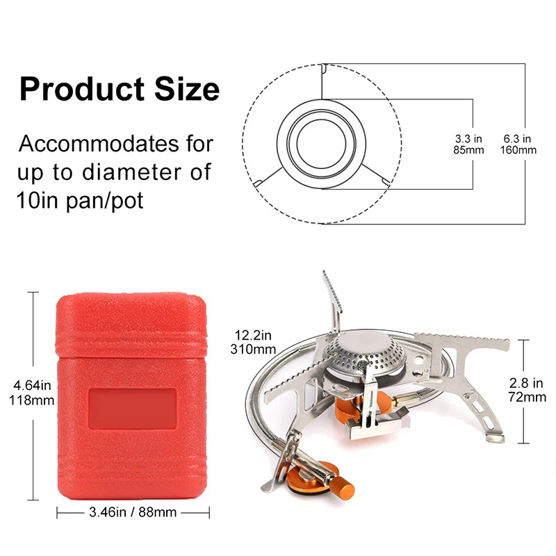 Camping Gas Stove Portable Fol - Camping Cooking Gas Stove 评论和价格