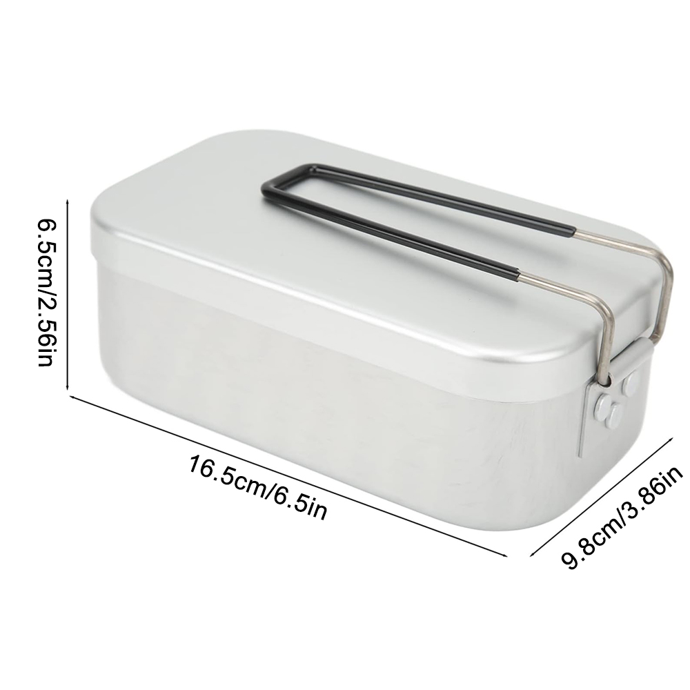 800ML Aluminum Lunch Boxes Out - Camping Cooking Roll 评论和价格
