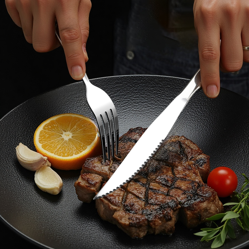 High-End Stainless Steel Trave - Camping Cooking Knife Set 评论和价格
