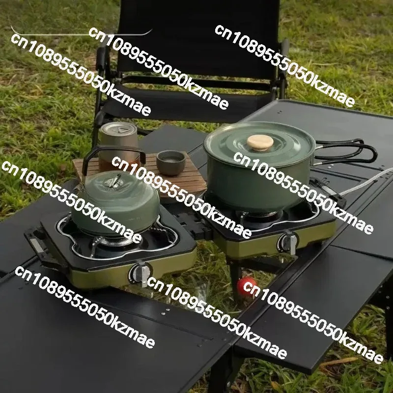 Portable Double Burner Camping - Camping Double Cooking Stove 评论和价格