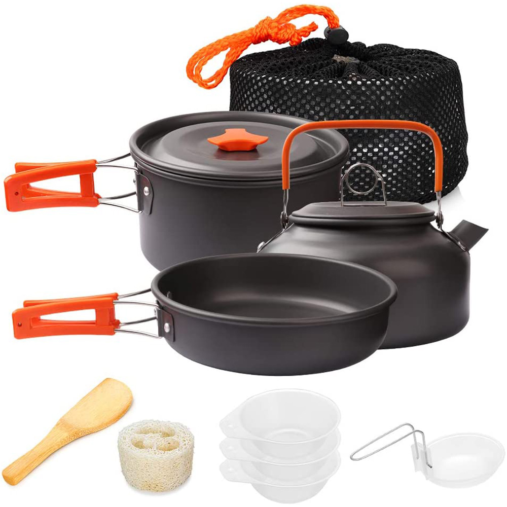 1pcs/1set Camping Cookware Kit - Camping Cooking Roll 评论和价格