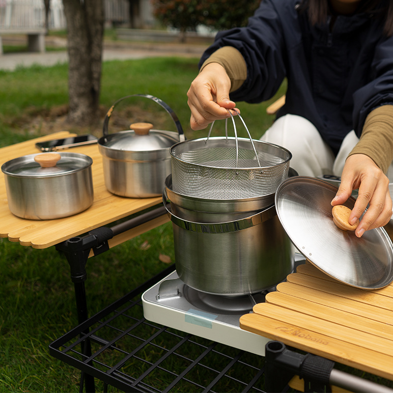 NOBANA Newest Outdoor Stainles - Camping Cooking Roll 评论和价格