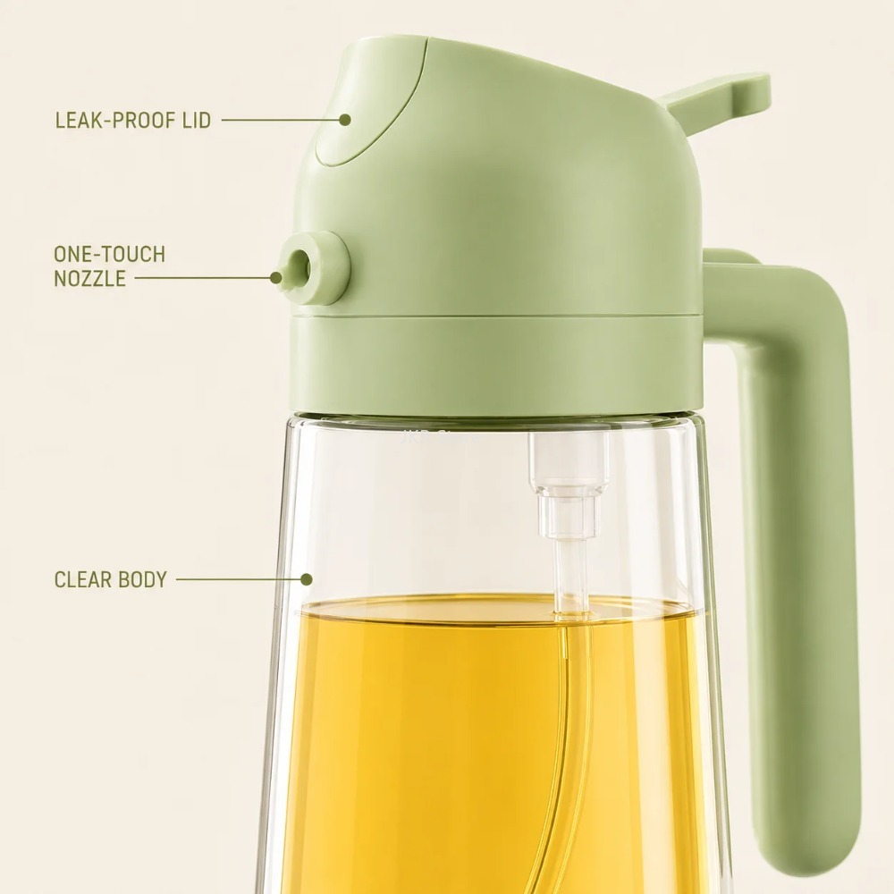 2 in 1 Olive Oil Sprayer Dispe - Camping With Cooking 评论和价格