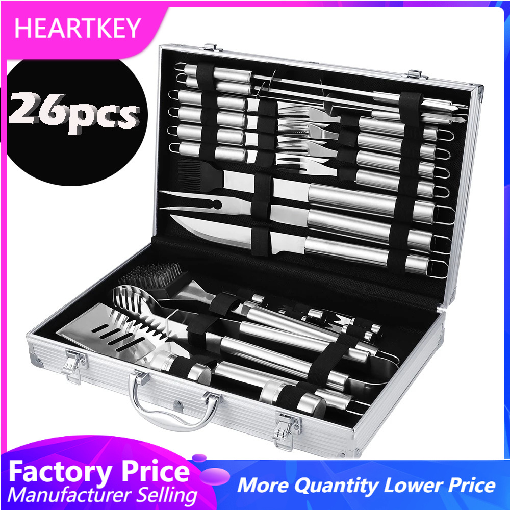 BBQ Tools Set Barbecue Grillin - Camping Cooking All In One 评论和价格