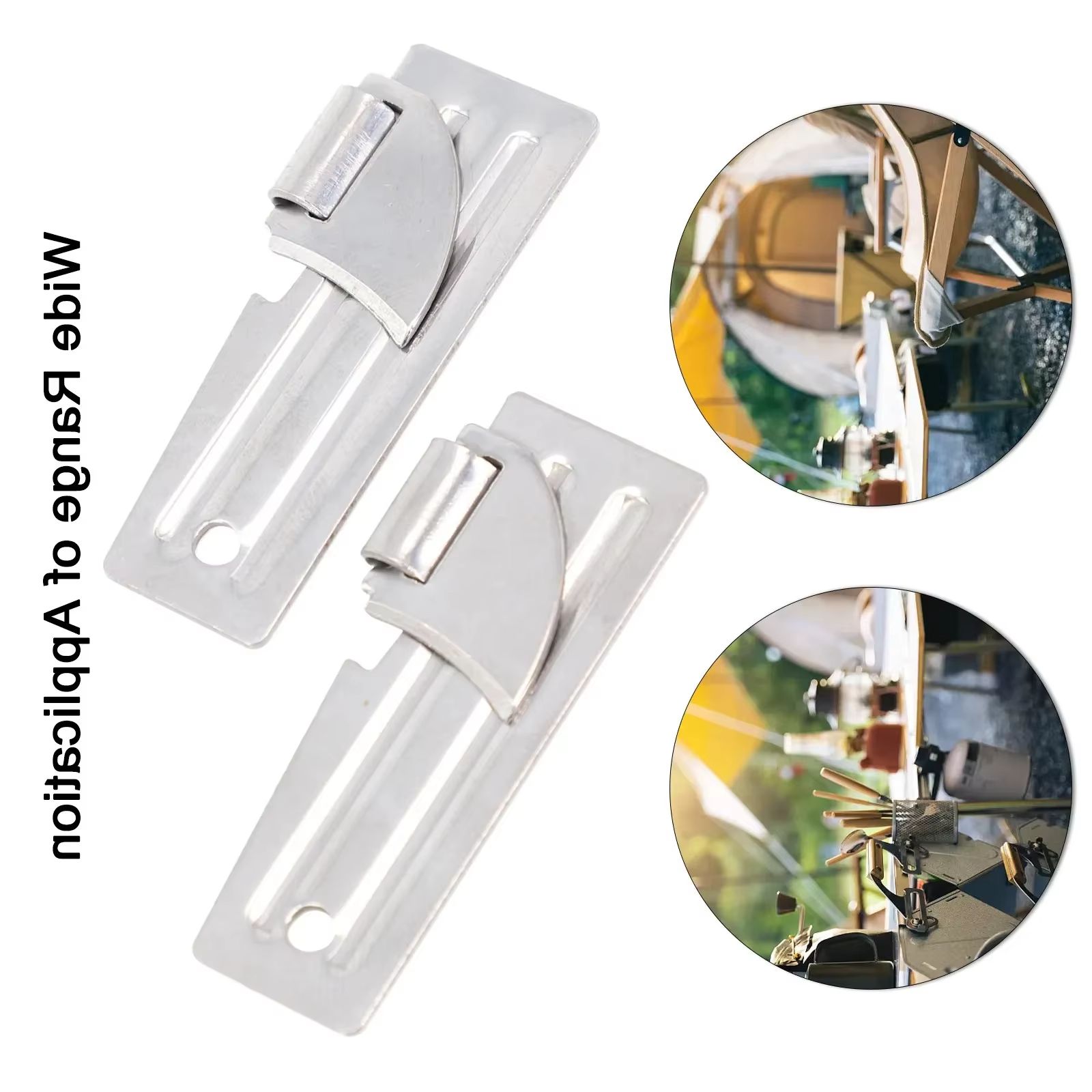 2pcs Stainless Steel Mini Fold - Camping Cooking Utilities 评论和价格