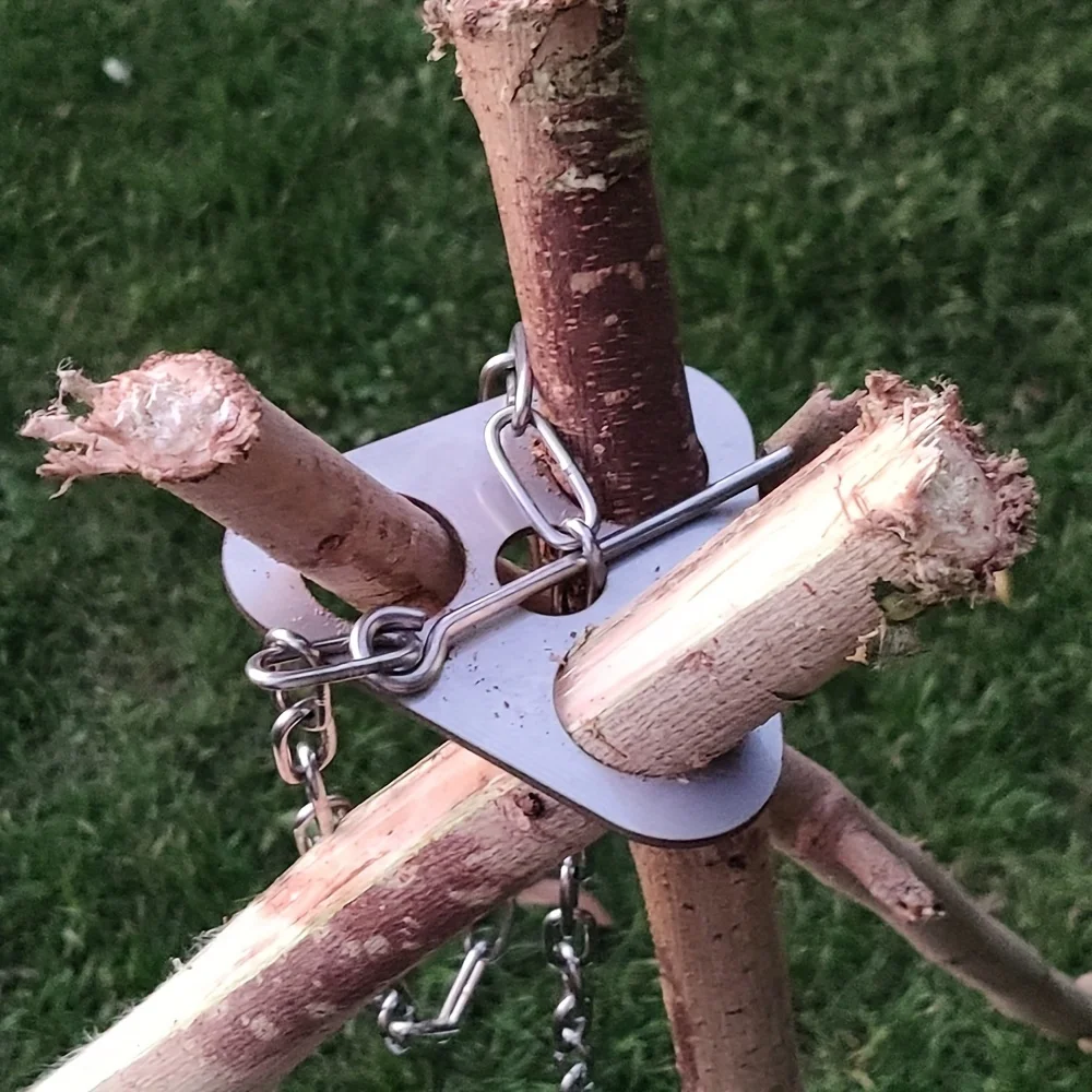 Stainless Steel Camping Tripod - Camping Cooking Pot Tripod 评论和价格