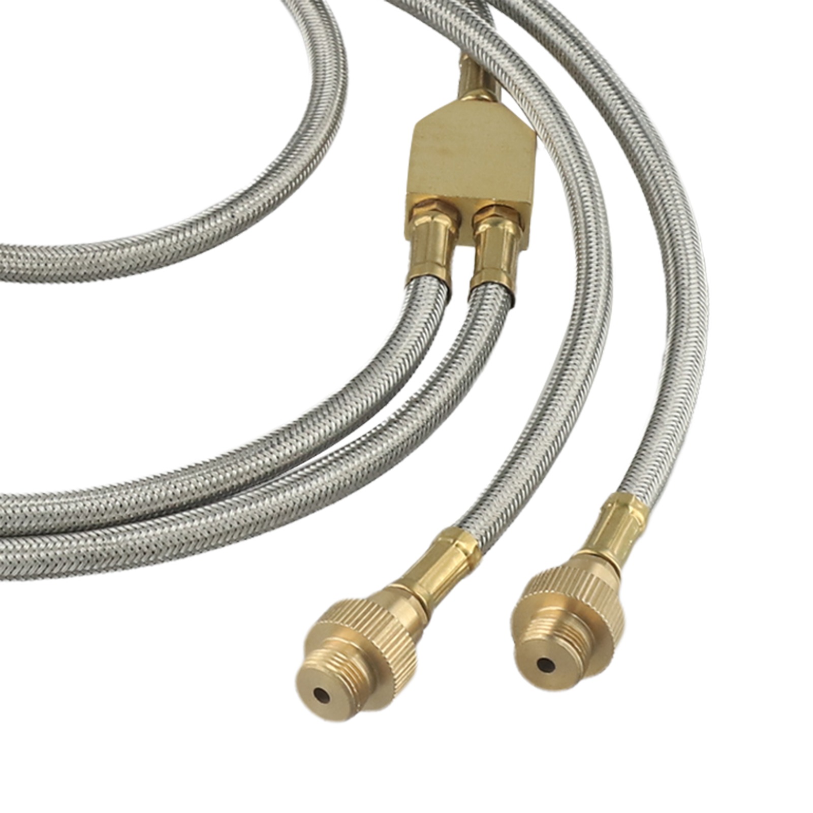 Double-Headed Brass Gas Line f - Camping Double Cooking Stove 评论和价格