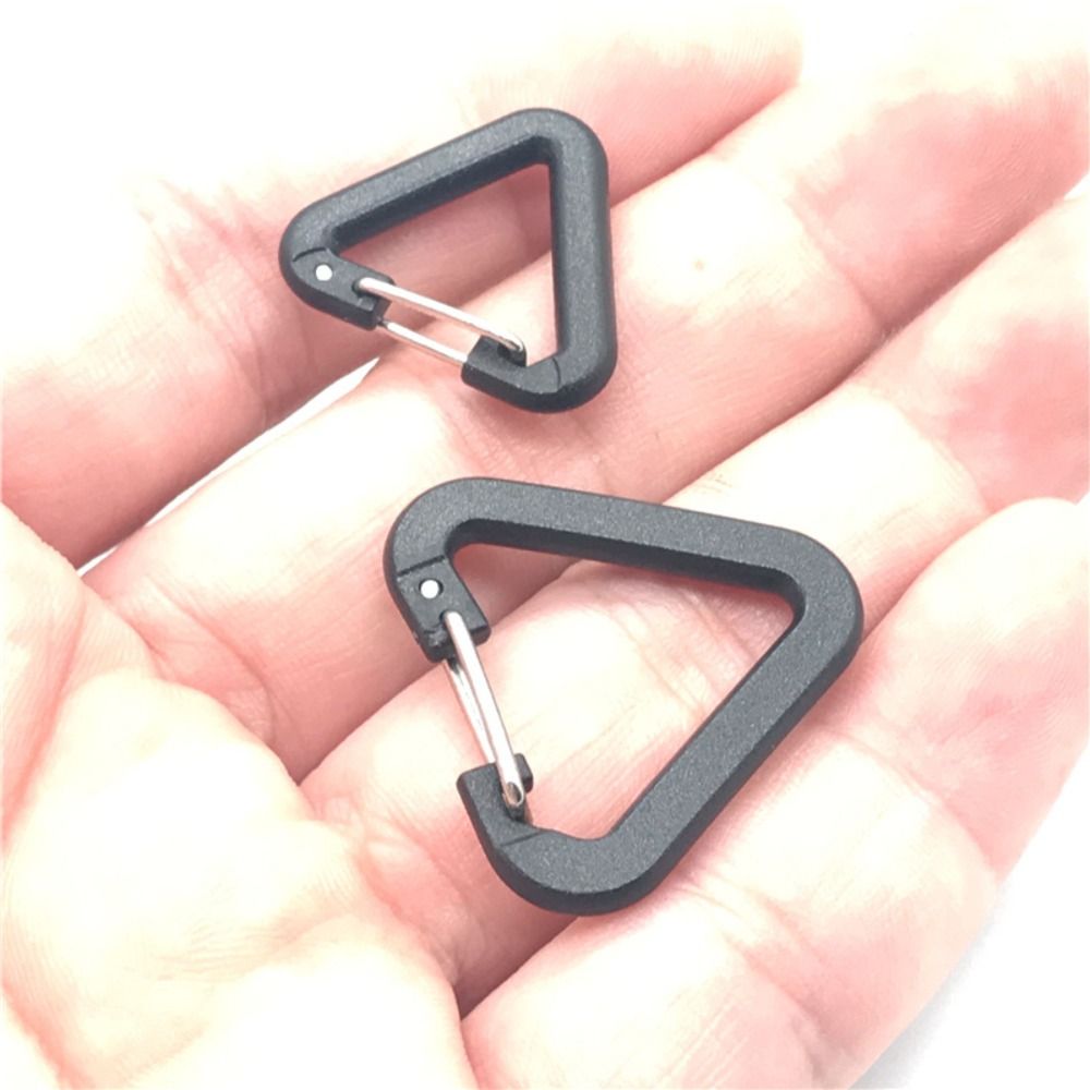 10pcs Plastic Triangle Carabin - Camping Cooking Can 评论和价格