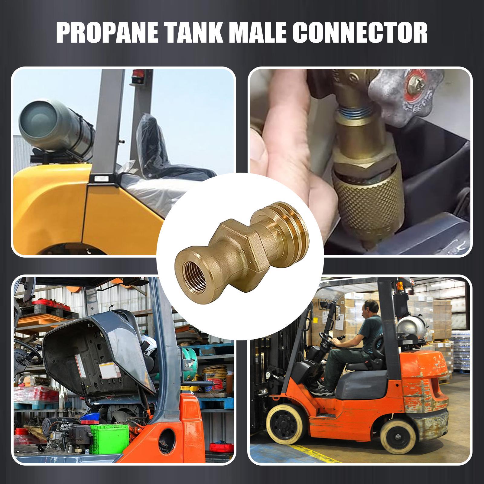 Propane Tank Fittings Male Bra - Camping With Cooking 评论和价格