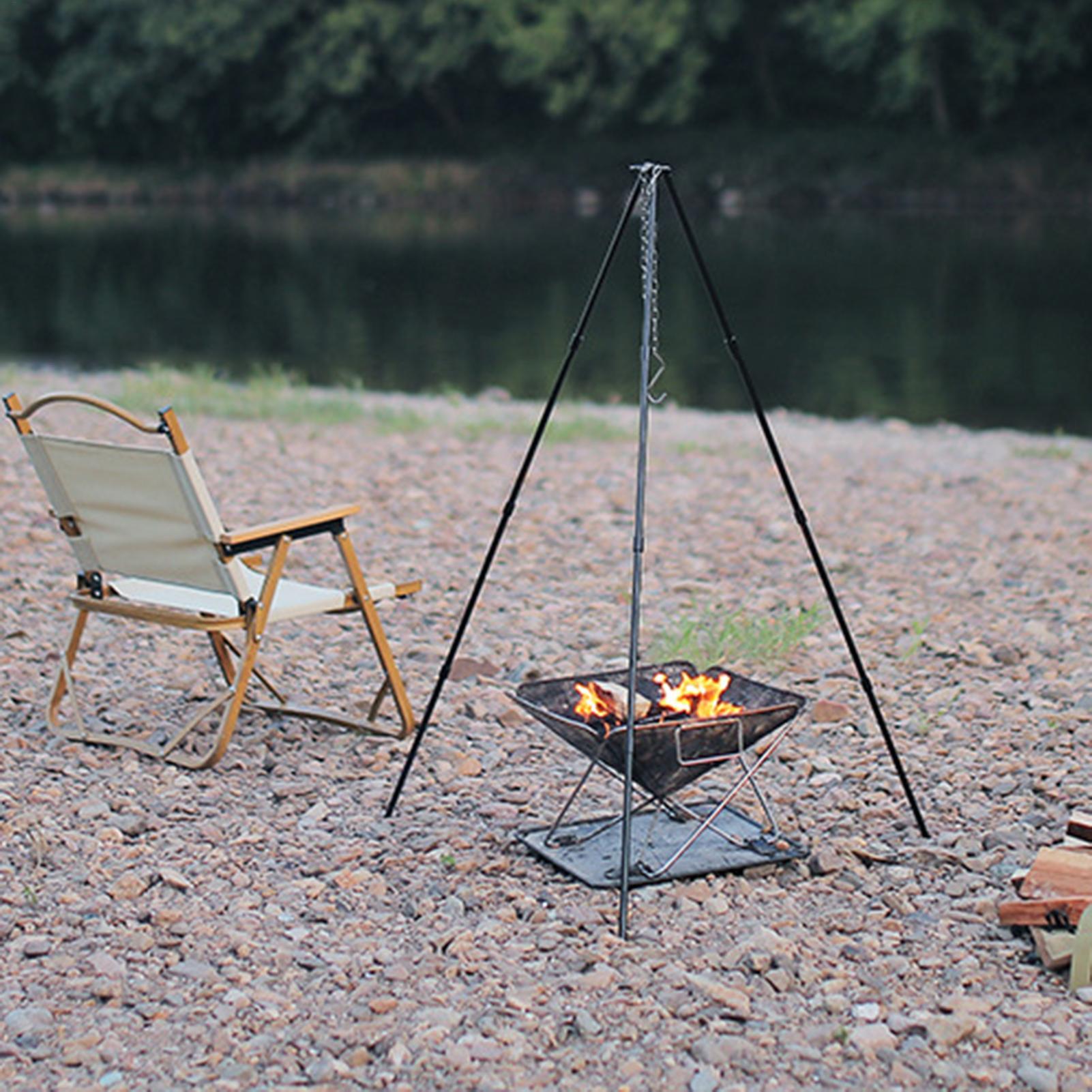 Outdoor Large Bonfire Tripod P - Camping Cooking Pot Tripod 评论和价格