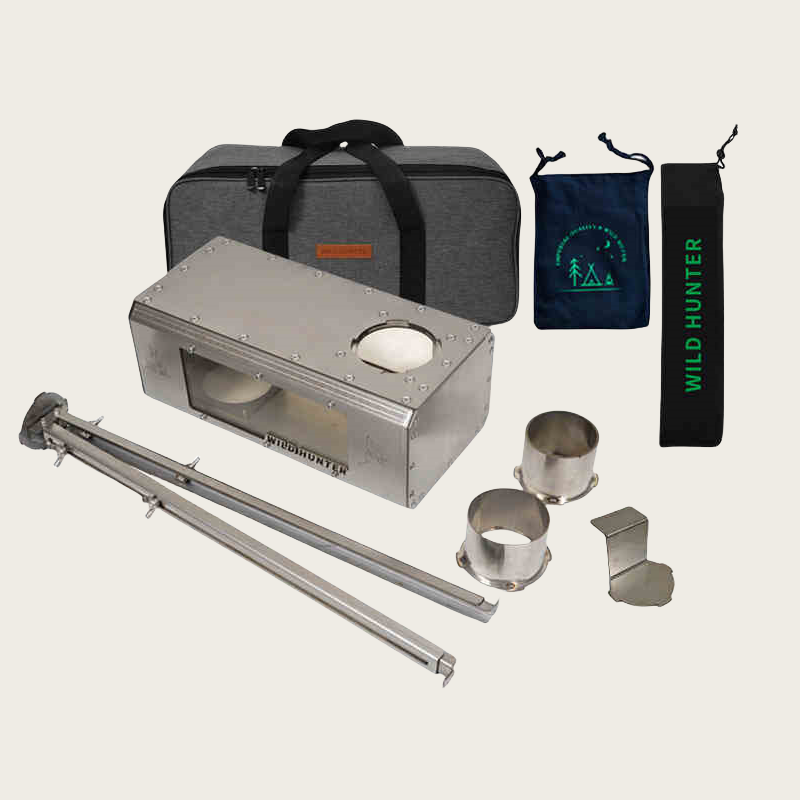 Camping Firewood Stove 2-Side  - Camping With Cooking 评论和价格