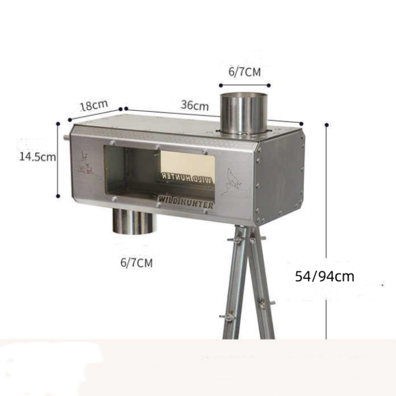 Camping Firewood Stove 2-Side  - Camping With Cooking 评论和价格