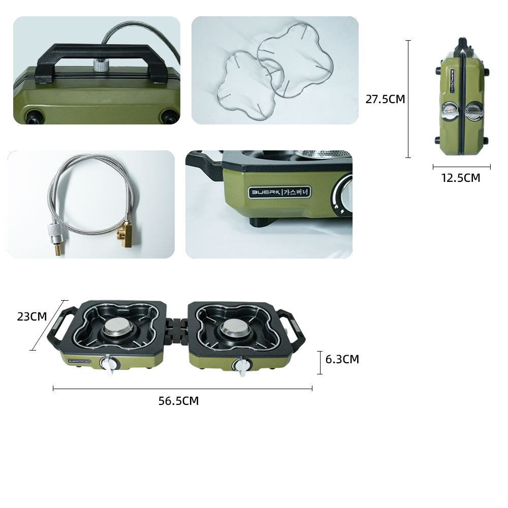 Camping Stove Double Burner Po - Camping Double Cooking Stove 评论和价格