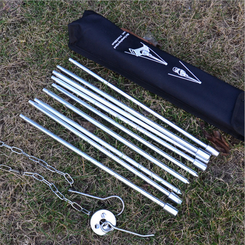 Outdoor Winter Camping Campfir - Camping Cooking Pot Tripod 评论和价格