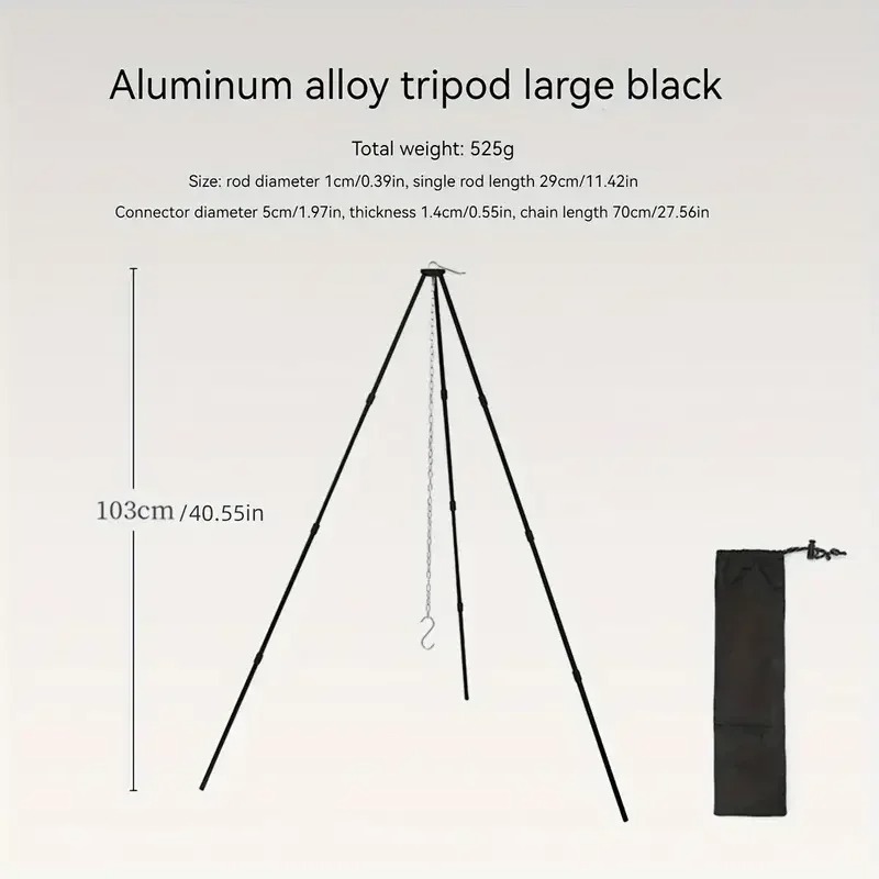 SSUNTAK Portable Detachable Ca - Camping Cooking Pot Tripod 评论和价格