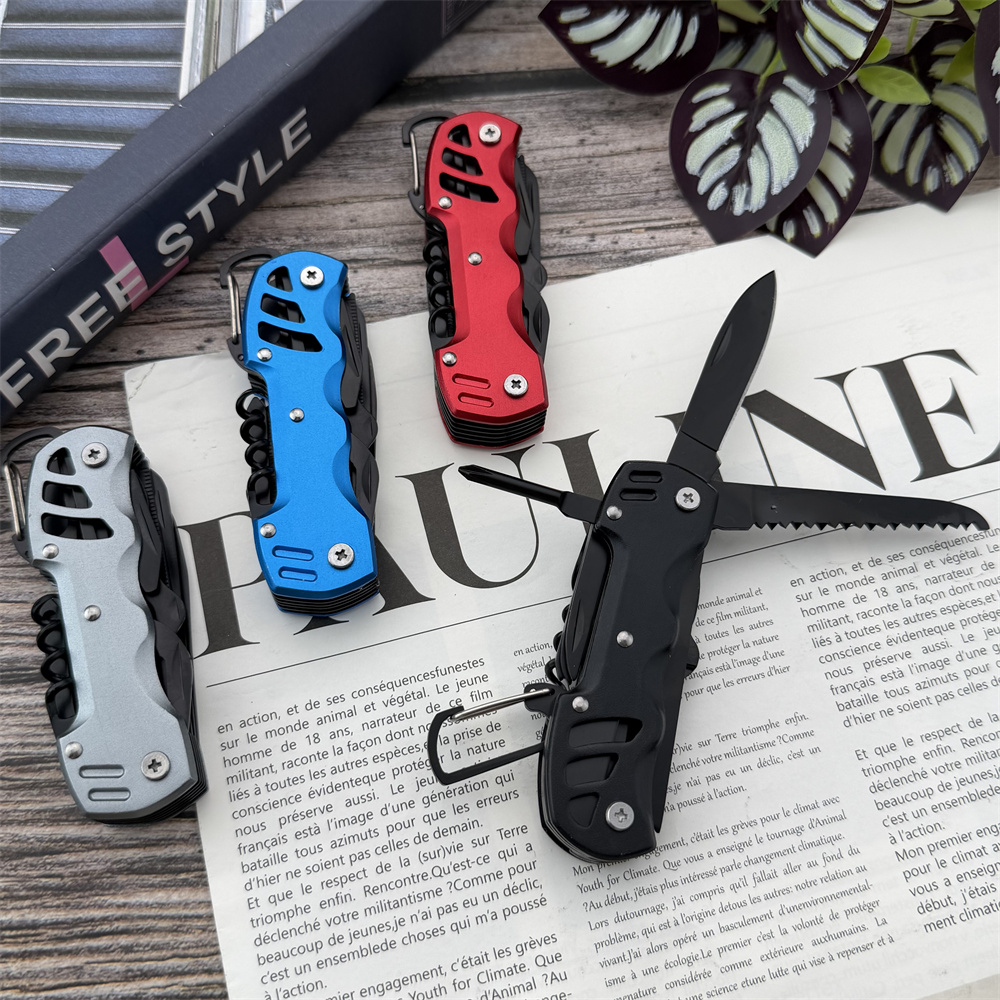 PL100 Multifunctional Folding  - Camping Cooking Knife Set 评论和价格
