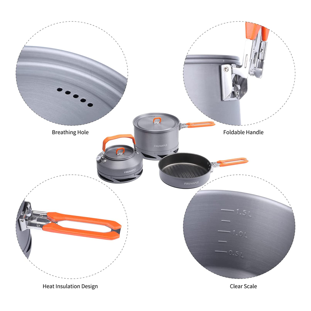 Fire Maple Camping Cookware Ut - Camping Cooking Roll 评论和价格