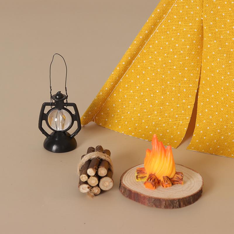 **1 Set 1/12 Doll House Outdoo - Camping Cooking Roll 评论和价格