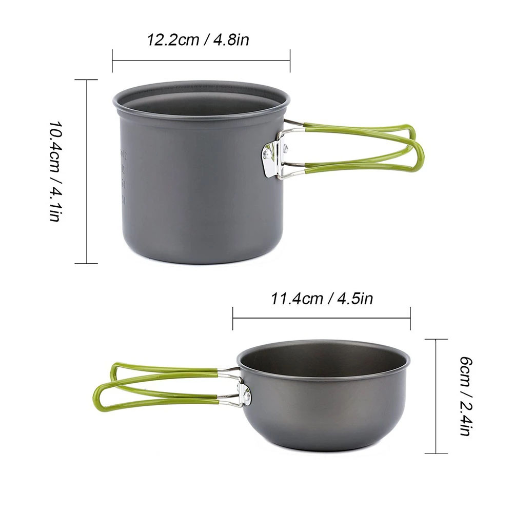 Camping Cookware Kit with Stov - Camping Cooking Roll 评论和价格