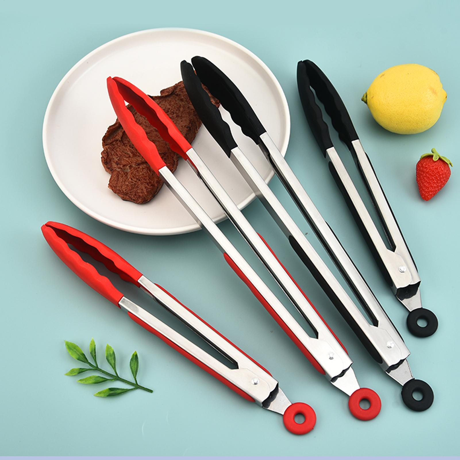 Cooking Tongs 3 Pieces Non-Sli - Camping Cooking Tips 评论和价格
